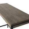 SoBuy Masă de bucătărie cu 2 peninsula de bucătărie L121*P46*A97 CM OGT30-N