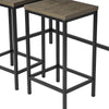 SoBuy Masă de bucătărie cu 2 peninsula de bucătărie L121*P46*A97 CM OGT30-N