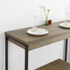 SoBuy Masă de bucătărie cu 2 peninsula de bucătărie L121*P46*A97 CM OGT30-N