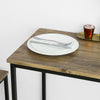 SoBuy OGT36-N Table de Salle à Manger avec 2 Chaises Lot Table et 2 Chaise de Style Industriel