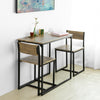 SoBuy OGT36-N Table de Salle à Manger avec 2 Chaises Lot Table et 2 Chaise de Style Industriel