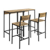 SoBuy OGT42-F Set 2 Mese Înalte și 2 Scaune de Bar 4 piese în total