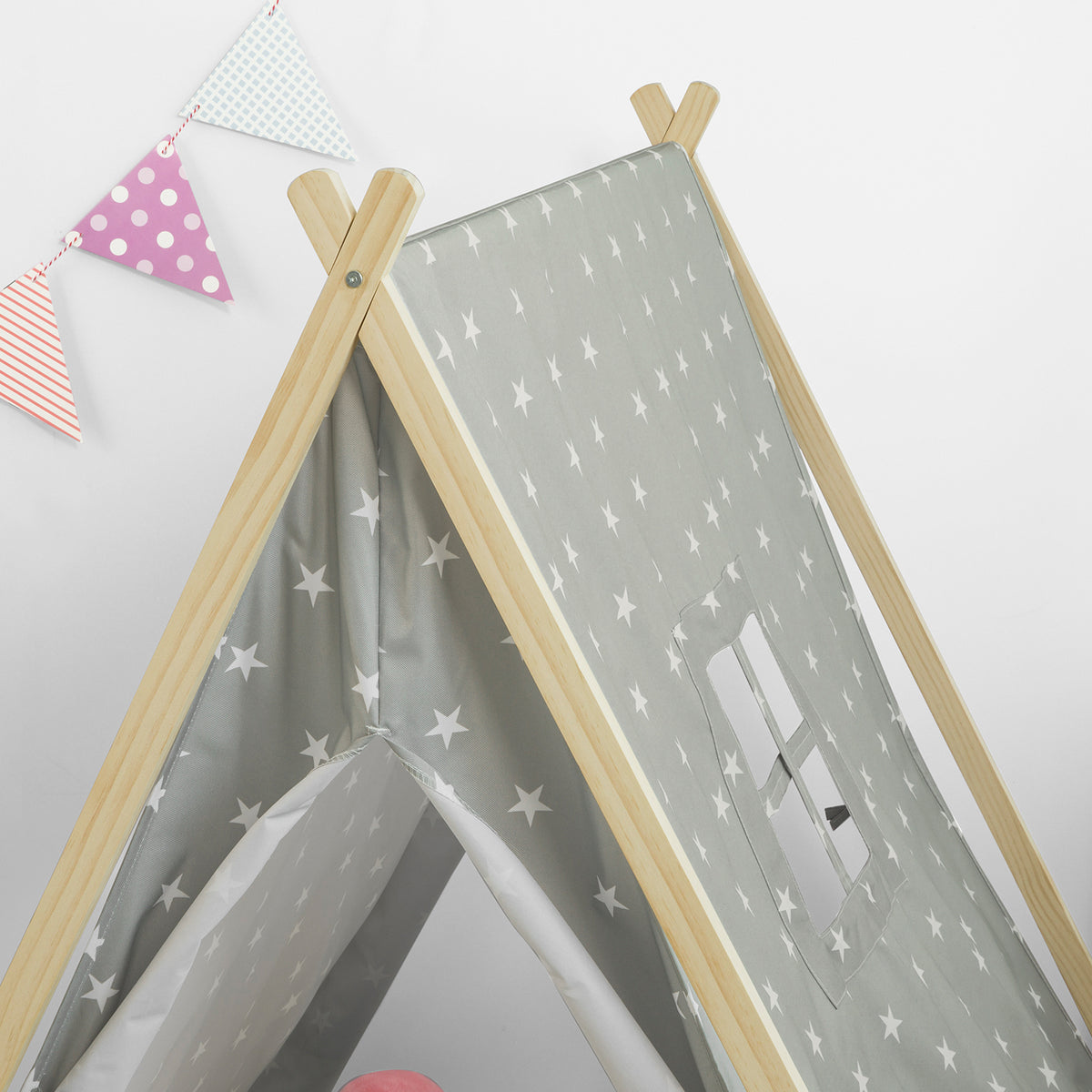 SoBuy OSS02-ST Tente Tipi Enfant pour Garçon et Fille Teepee Tente de Jeu pour Enfants