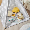SoBuy OSS03-A01 Tipi Enfant Tente pour Enfant avec Tapis De Sol Indian Teepee Tente de Jeu pour Enfants avec Tapis