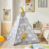 SoBuy OSS03-A01 Tipi Enfant Tente pour Enfant avec Tapis De Sol Indian Teepee Tente de Jeu pour Enfants avec Tapis