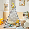 SoBuy OSS03-A01 Tipi Enfant Tente pour Enfant avec Tapis De Sol Indian Teepee Tente de Jeu pour Enfants avec Tapis