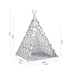 SoBuy OSS03-A02 Cort pentru copii Tipi cu saltea Cort de joacă pentru copii Indian Teepee