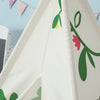 SoBuy OSS03-F Tipi Tente pour Enfant Dessin animé Forêt avec Tapis De Sol