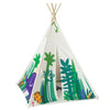 SoBuy OSS03-F Tipi Tente pour Enfant Dessin animé Forêt avec Tapis De Sol
