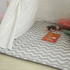 SoBuy OSS03-WHG Tipi Enfant Tente pour Enfant avec Tapis De Sol Indian Teepee Tente de Jeu pour Enfants