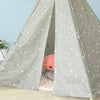SoBuy OSS04 Cort Indian Teepee pentru Copii, Cort de Joacă pentru Copii, Cort Pliabil