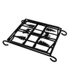 SoBuy SDA05-SCH Serviteur de Cheminée Pliant Wapitis Porte Bûches Pliable Range-Bûches Anthracite Grande Capacité