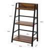 SoBuy STR01-N Bibliotecă Scăriță cu 3 Niveluri pentru Living Birou Bucătărie Baie Mobilier de Depozitare