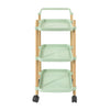 SoBuy CROLLEY CROLLEY CROLLEY CROLLEY SPARKLE SPARTER CARRIER Bucătărie cu roți, verde, SVW06-GR