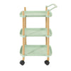 SoBuy CROLLEY CROLLEY CROLLEY CROLLEY SPARKLE SPARTER CARRIER Bucătărie cu roți, verde, SVW06-GR