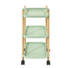 SoBuy CROLLEY CROLLEY CROLLEY CROLLEY SPARKLE SPARTER CARRIER Bucătărie cu roți, verde, SVW06-GR