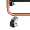 SoBuy SVW08-SCH Chariot de Bar Desserte sur Roulettes Chariot de Service Cuisine en Métal