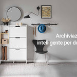 Subțire, dar inteligent: suportul pentru pantofi FSR209-WN pentru intrări mici