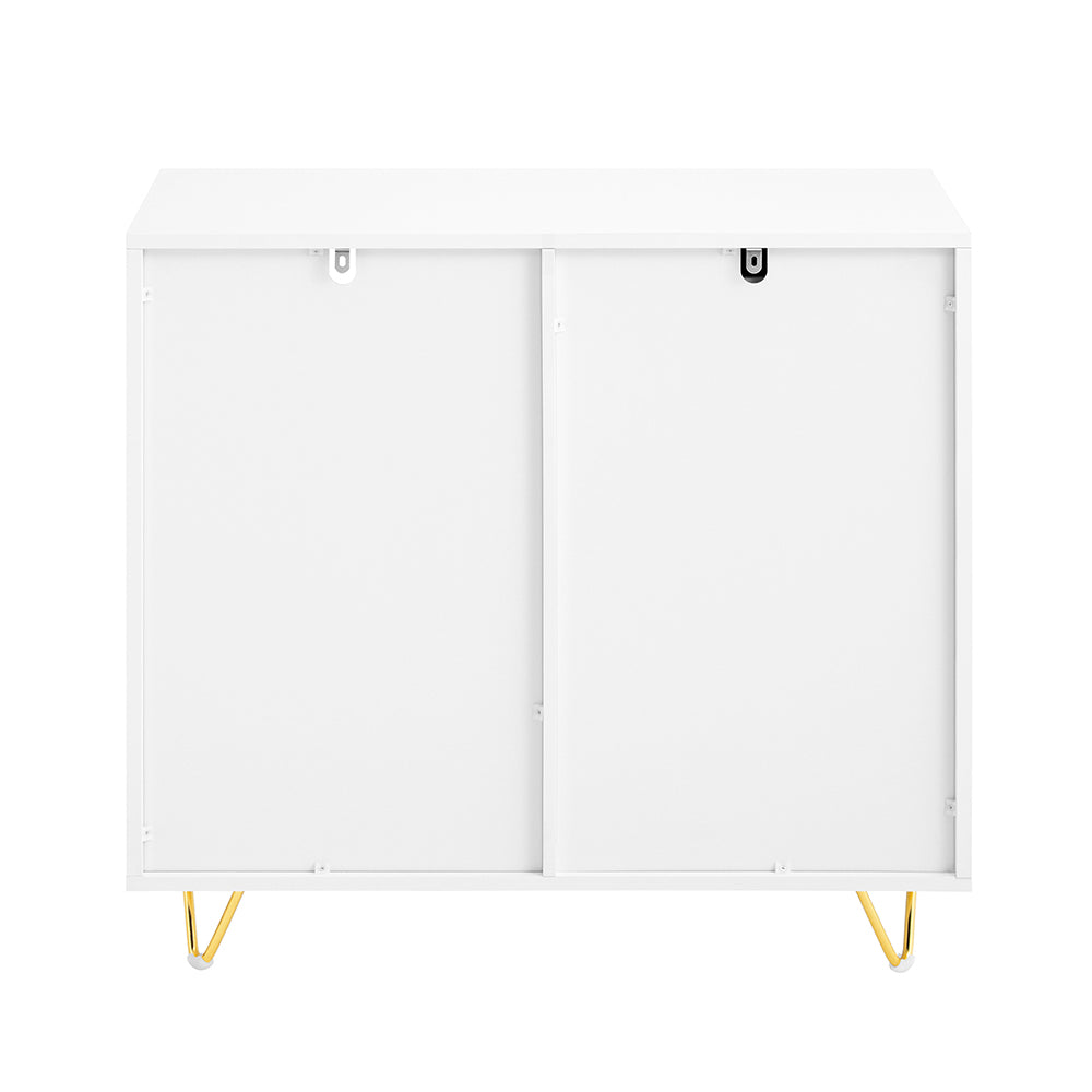 SoBuy ASK11-W Comodă Imprimantă și Depozitare Birou, Dulap de Birou cu 3 Sertare și 2 Compartimente Deschise, Mobilier Compact pentru Imprimantă, Alb 80x40x75 cm