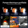 SoBuy OGS32-L-GR Cort de camping 4 în 1 pliabil cu pat supraînălțat, acoperiș, sac de dormit, saltea gonflabilă - 2 persoane - Ideal pentru drumeții, festivaluri și aer liber