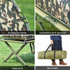 SoBuy OGS32-TN Cort de camping 4 în 1 pliabil cu pat supraînălțat, acoperiș, sac de dormit, saltea gonflabilă -1 persoană - Ideal pentru drumeții, festivaluri și aer liber, L193xP86xH160 cm