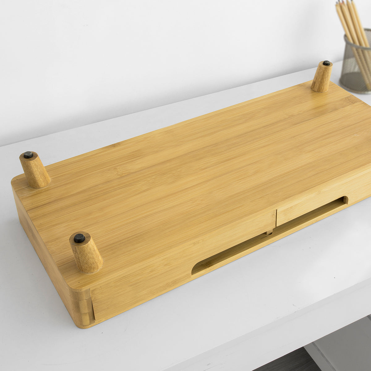 SoBuy BBF06-N Support de Moniteur Écran Ergonomique Support pour Écran d'ordinateur