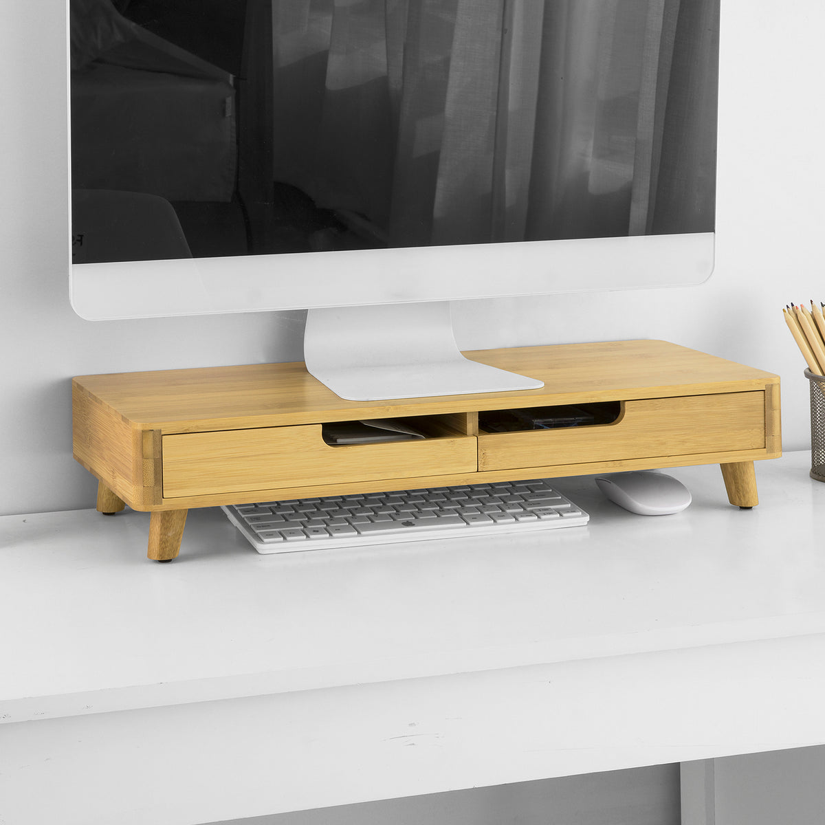 SoBuy BBF06-N Suport monitor Suport ergonomic pentru ecran de computer