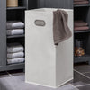 SoBuy BZR105-DG Dulap inferior pentru rufe cu sac de rufe, Coș de rufe, Suport pentru haine, Coș pentru rufe murdare