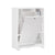 SoBuy Ușă de lenjerie de baie cu coș cu coș dulap de baie cu suport alb alb 60x37x86cm BZR105-W