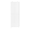 SoBuy BZR141-W Armoire de Salle de Bain Meuble Colonne Meuble de Rangement de Salle de Bain Armoire Haute