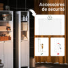 SoBuy BZR158-W Mobilier baie cu coș de rufe, coloană de baie, dulap înalt, îngust din MDF alb, cu rafturi reglabile, depozitare deschisă perfectă pentru spații mici 30x170x30 cm