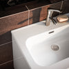 SoBuy BZR171-N Dulap suspendat pentru lavoar, Set lavoar cu vas din ceramică, 1 Sertar și 1 Compartiment