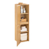 SoBuy BZR175-N Coloană suspendată de baie, dulap de toaletă, mobilier de depozitare, 2 uși, rafturi reglabile