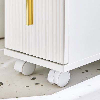 SoBuy BZR183-W Dulap toaletă Suport hârtie igienică Mobilier baie