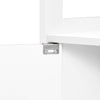 SoBuy BZR186-W Dulap Baie sub Chiuvetă, 30x30x89 cm, Dulap de Depozitare WC Alb, Design Slim, Ideal pentru Băi Mici