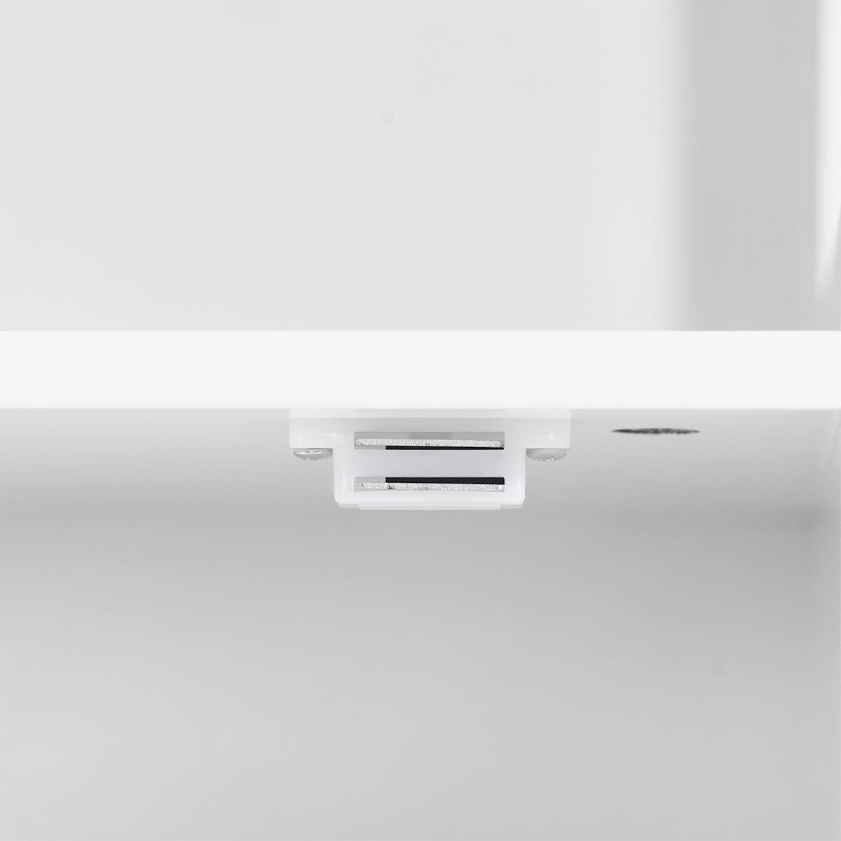 SoBuy BZR186-W Meuble Salle de Bain sous Lavabo, 30x30x89 cm, Meuble de Rangement Armoire WC Blanc, Design Slim, Idéal pour Petites Salles de Bain