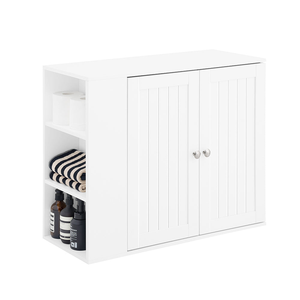 SoBuy BZR188-W Armoire Murale Placard de Rangement Meuble de Rangement Suspendu Salle de Bain