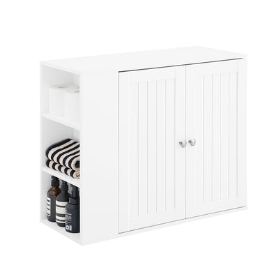 SoBuy BZR188-W Armoire Murale Placard de Rangement Meuble de Rangement Suspendu Salle de Bain