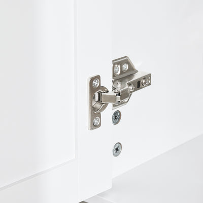 SoBuy BZR188-W Dulap de perete, Dulap de depozitare suspendat pentru baie