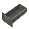 SoBuy BZR191-DG Dulap de depozitare baie îngust pe roți, Suport hârtie igienică cu roți, Dulap toaletă WC compact, 3 sertare