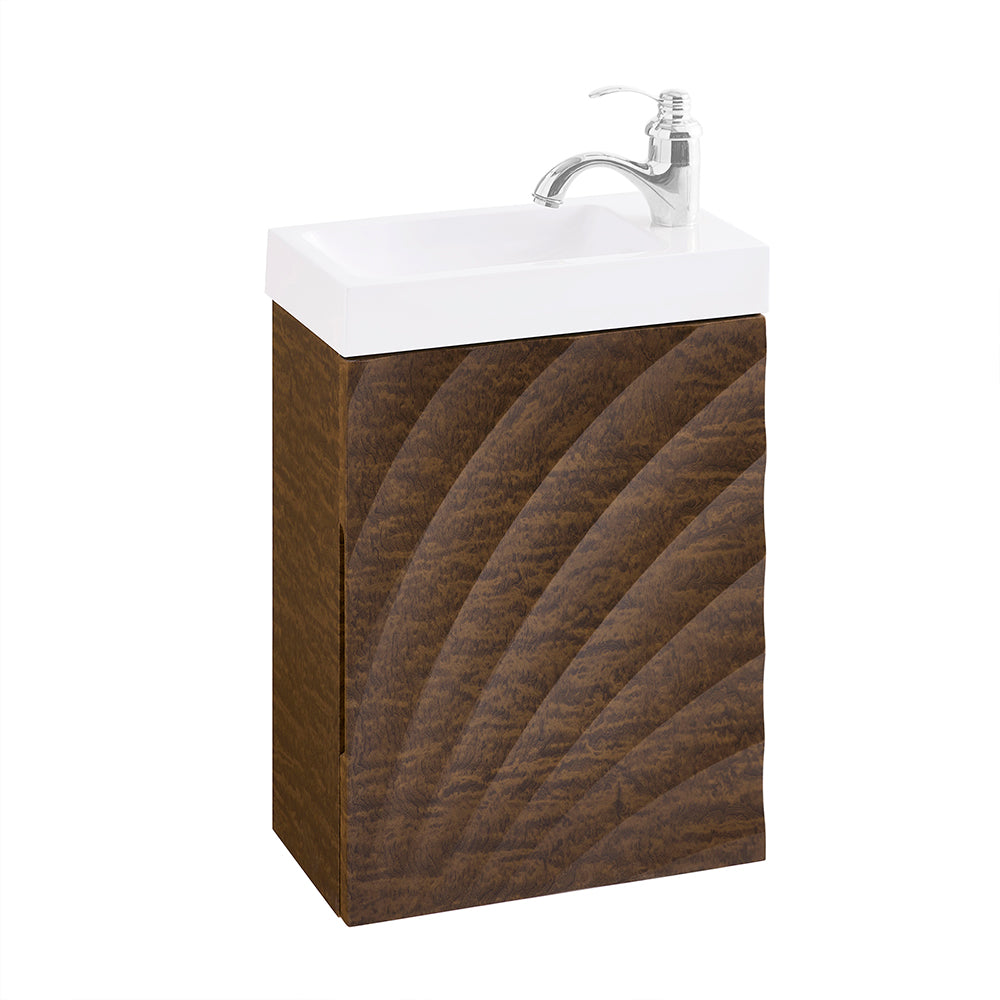 SoBuy BZR197-N Meuble Suspendu avec Lavabo