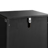 SoBuy BZR203-SCH Mobilier de baie pentru toaletă, dulap de depozitare îngust cu ușă din bambus, dulap de toaletă modern, care economisește spațiu pentru baie, toaletă, bucătărie 30x30x90cm