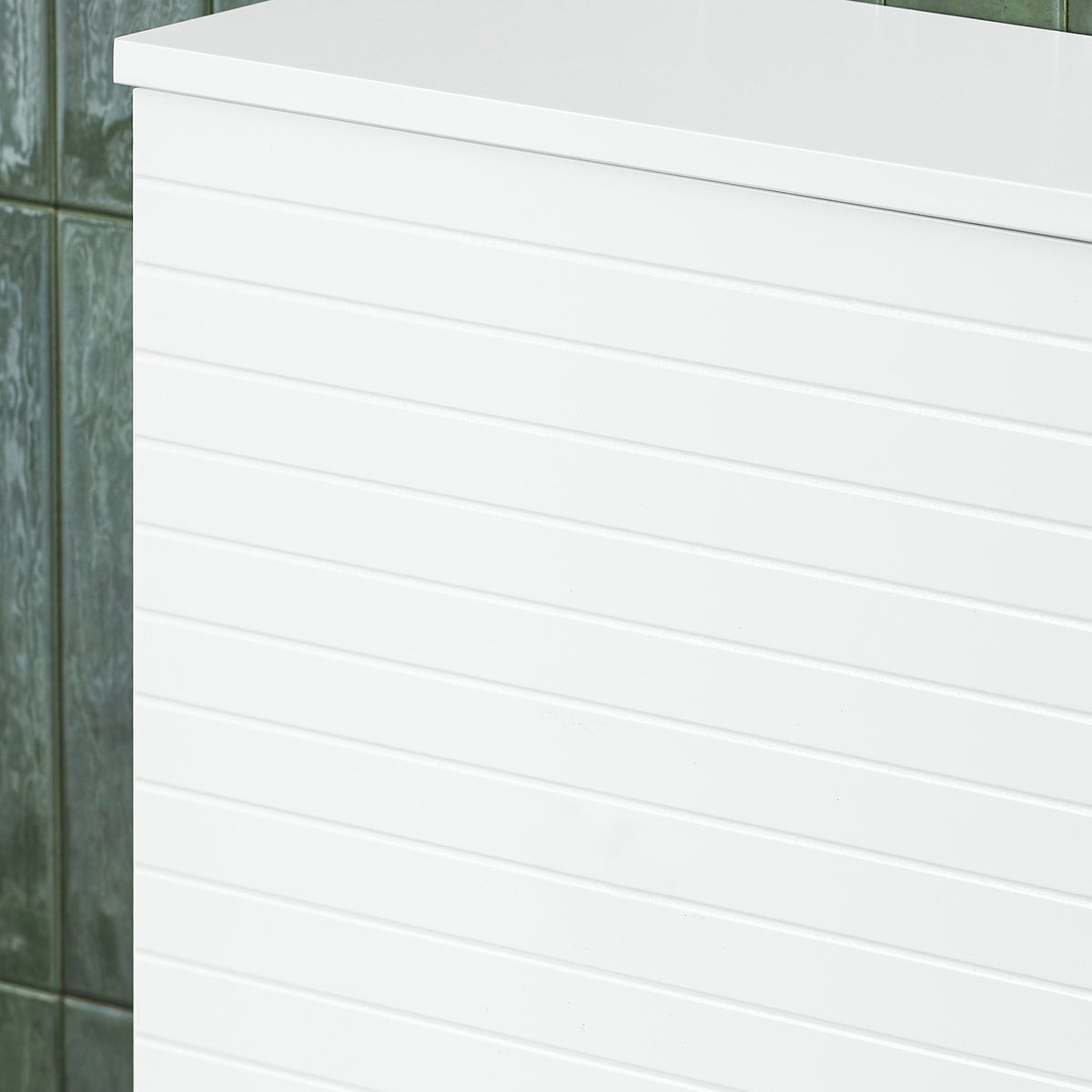 SoBuy BZR25-W Meuble Haut Armoire Suspendue de Toilettes Placard Mural