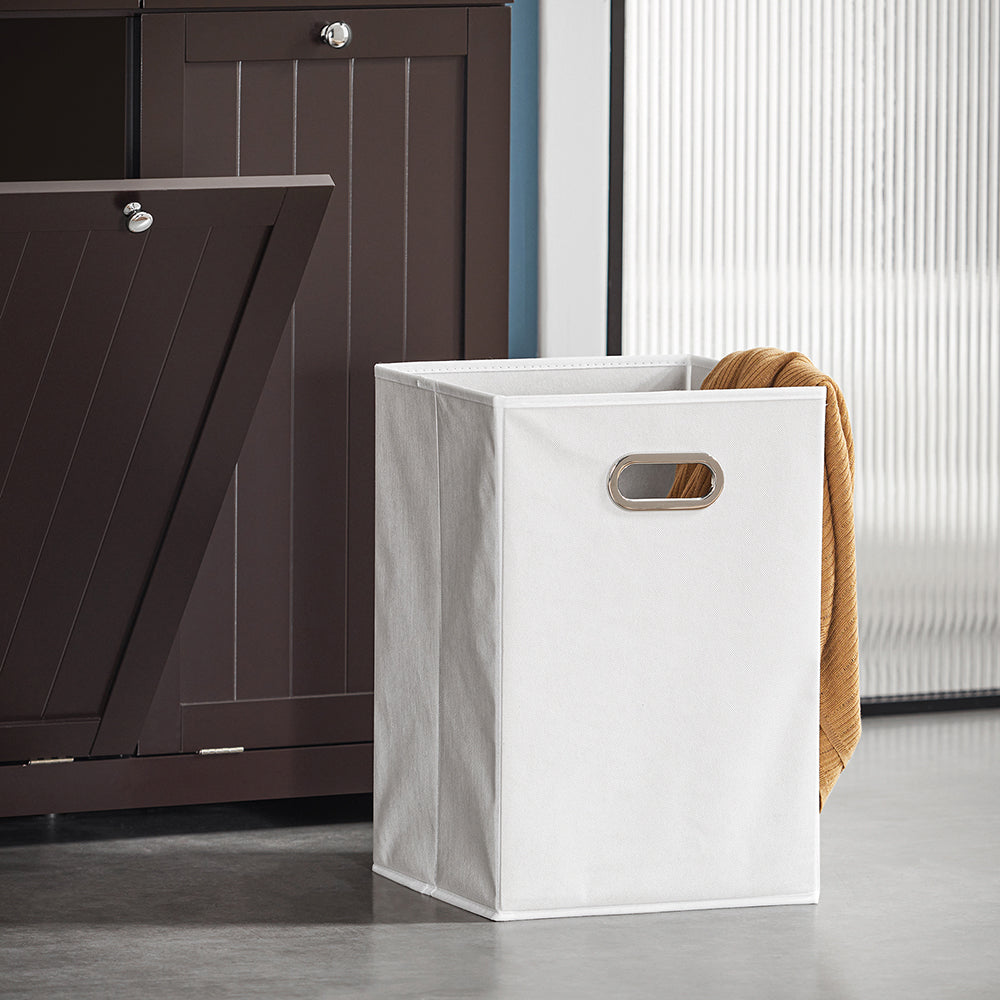 SoBuy BZR33-BR Meuble Bas de Salle de Bain Armoire Toilette avec 2 Tiroirs et 2 Paniers