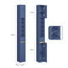 SoBuy BZR34-II-B Coloană albastră de design – Dulap WC ultra-îngust 20 cm, Decorativ, 180 cm