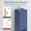 SoBuy BZR34-II-B Coloană albastră de design – Dulap WC ultra-îngust 20 cm, Decorativ, 180 cm