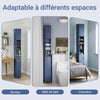 SoBuy BZR34-II-B Coloană albastră de design – Dulap WC ultra-îngust 20 cm, Decorativ, 180 cm