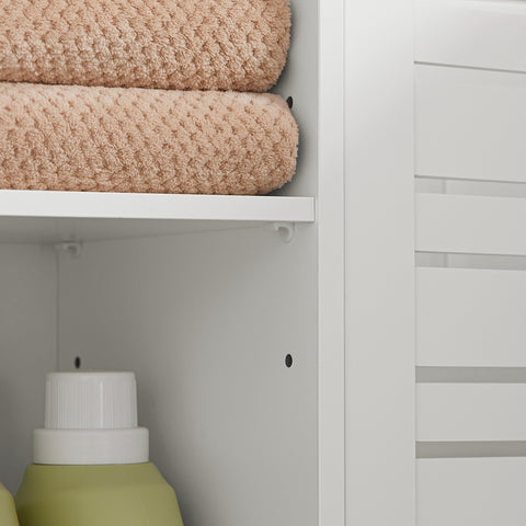 SoBuy Mobilier pentru baie Mobile bucătărie pentru studio mobilă pentru garderobă înaltă coloană BZR44-W