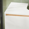 SoBuy BZR78-W Meuble sous-Lavabo, Meuble sous Vasque, Meuble Salle de Bain avec 2 Étages et 2 Portes