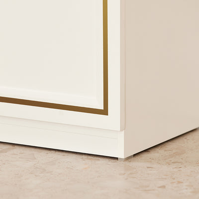 SoBuy BZR87-W Meuble Colonne de Salle de Bain Armoire Haute Étagère étroite avec 2 Portes, 2 Compartiments et 1 Panier à Linge
